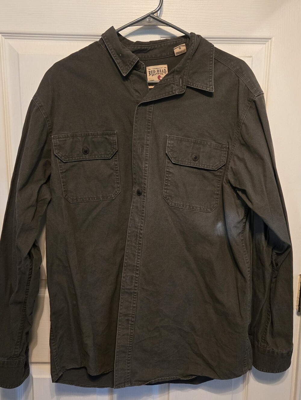 RedHead Men's Dark Gtay Lightweight Shirt Jacket